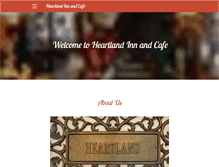 Tablet Screenshot of heartlandinnandcafe.com